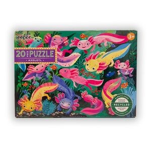 eeBoo Axolotl 20 Piece BIG Jigsaw Puzzle Ages 3+ LARGE pieces for small hands